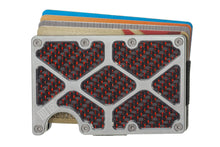 Load image into Gallery viewer, Skeleton GOAT - X-Caliber - Red Reflection - Aluminum / Carbon Fiber Wallet
