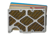Load image into Gallery viewer, Skeleton GOAT - X-Caliber - Copper Reflections -  Aluminum / Carbon Fiber Wallet
