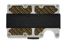 Load image into Gallery viewer, Skeleton GOAT - X-Caliber - Copper Reflections -  Aluminum / Carbon Fiber Wallet
