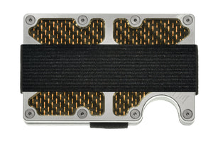 Skeleton GOAT - X-Caliber - Copper Reflections -  Aluminum / Carbon Fiber Wallet