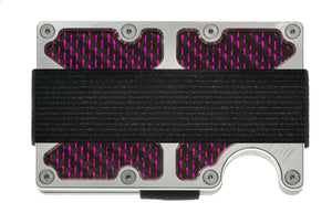 Skeleton GOAT - X-Caliber - Purple Reflections - Aluminum / Carbon Fiber Wallet