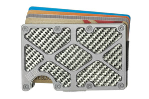 Skeleton GOAT - X-Caliber - Silver Aluminized Fiberglass - Aluminum / Aluminized Fiberglass Wallet